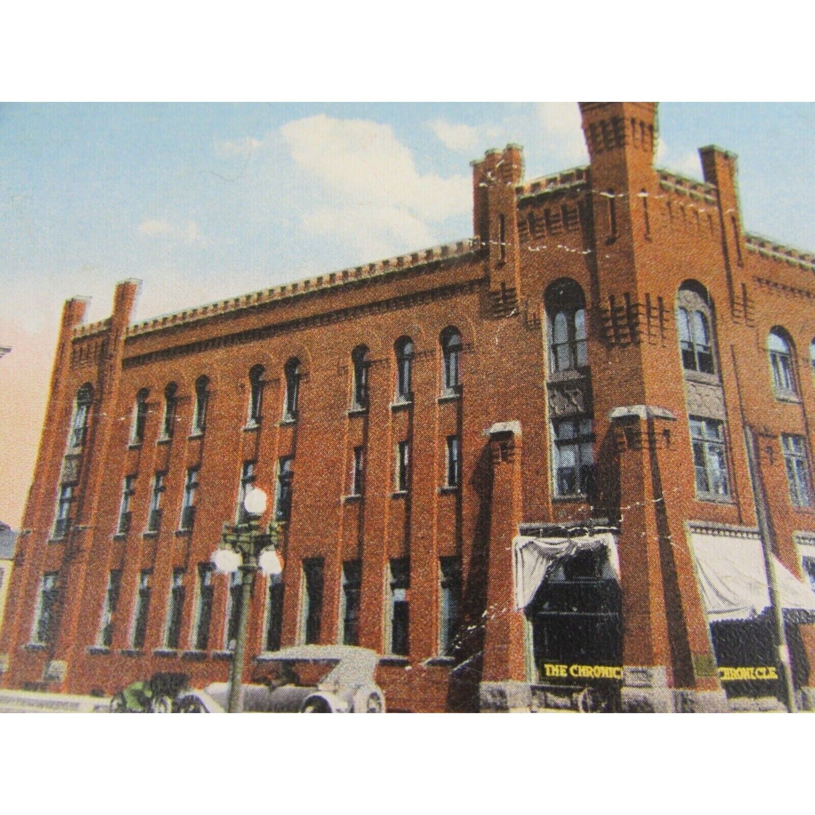 Vintage Masonic Temple Muskegon MI Postcard 51415 Michigan