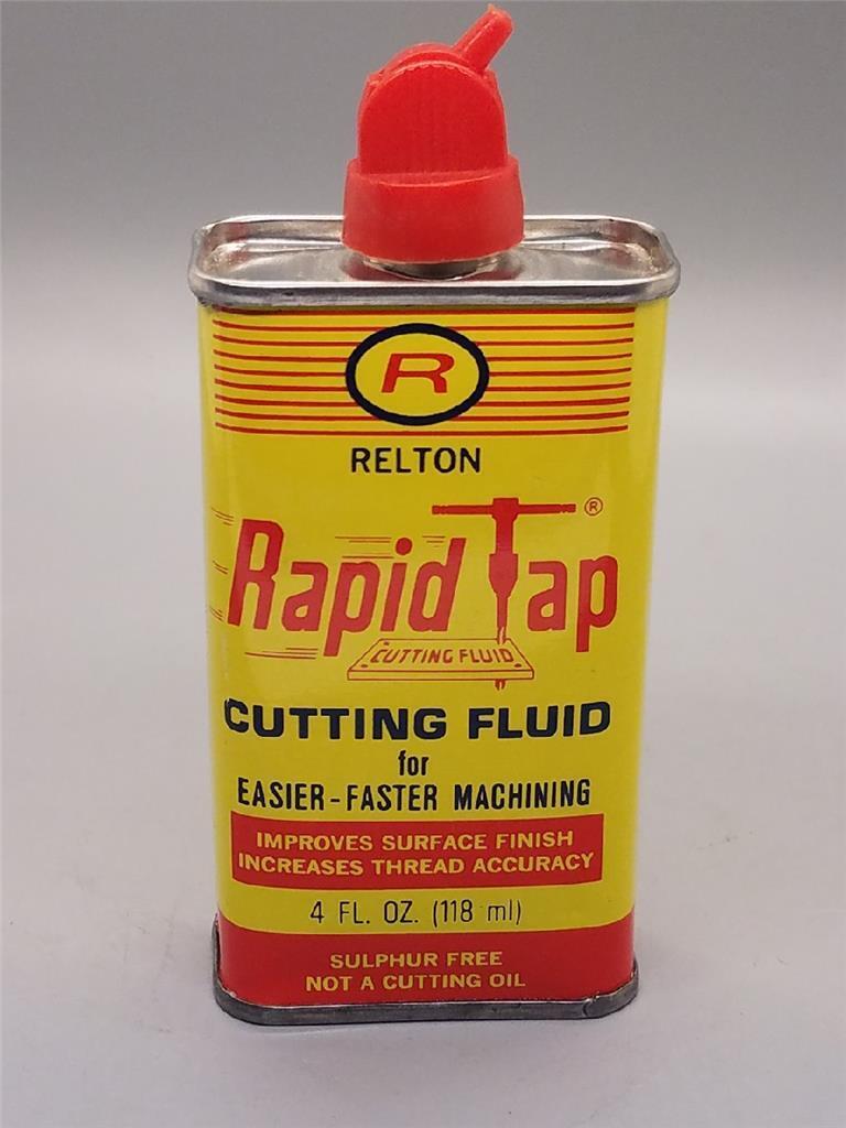 Vintage Rapid Tap 4oz Empty Tin, Mint Condition - Relton Corp Arcadia California