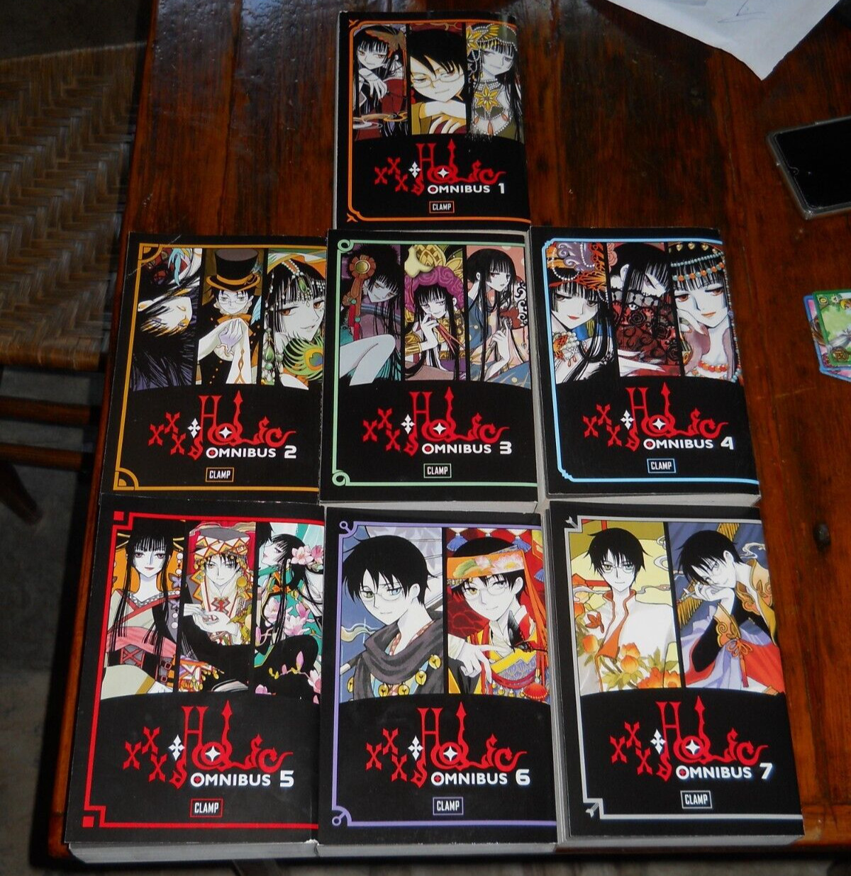 xxxHolic Manga Omnibus Complete Series Kodansha Vol 1-7 1st Printing