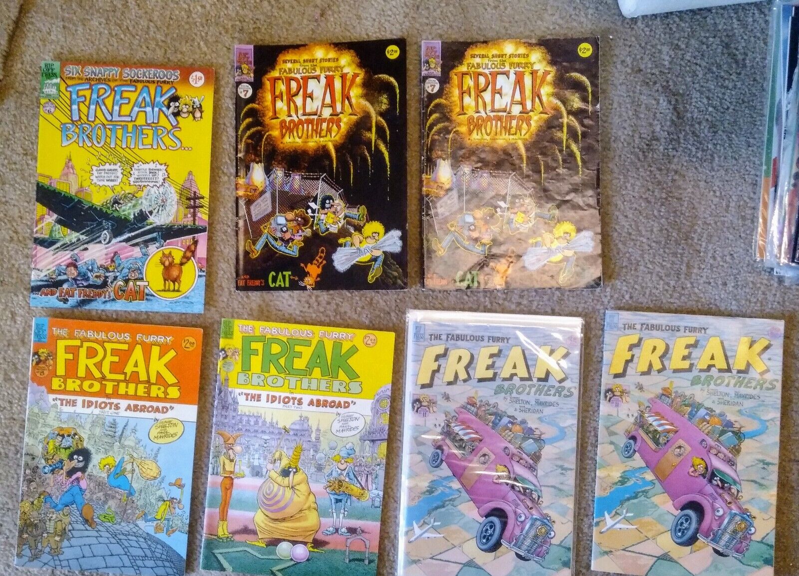 The Fabulous Furry Freak Brothers Comics 7 Total