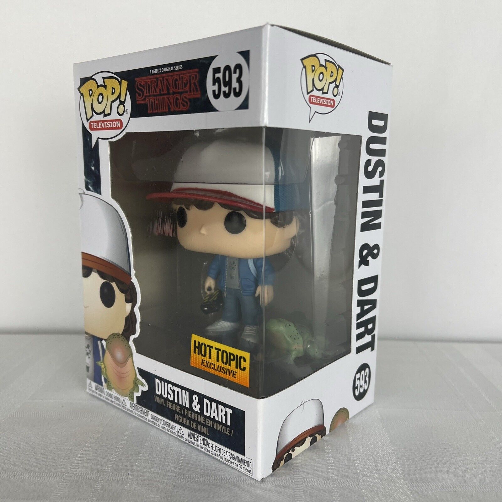 Funko Pop Stranger Things Dustin And Dart 593 2017 Vaulted Hot Topic Exclusive