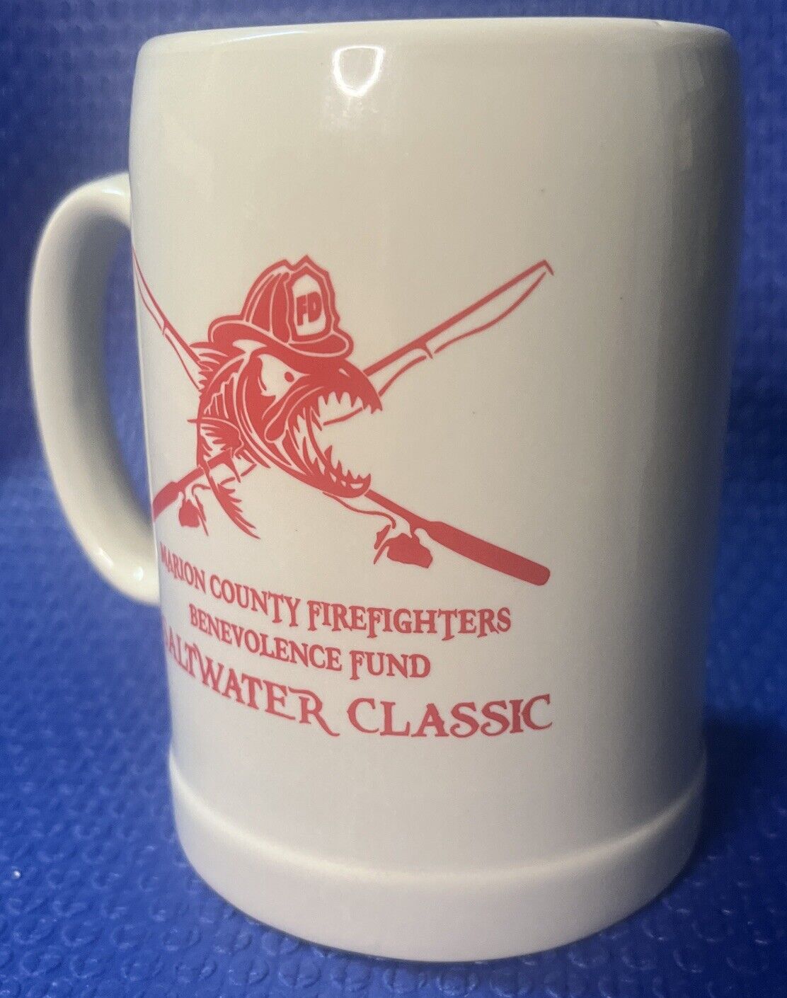 Marion County FL ~Firefighters Fishing Benevolence Fund Saltwater Classic Mug