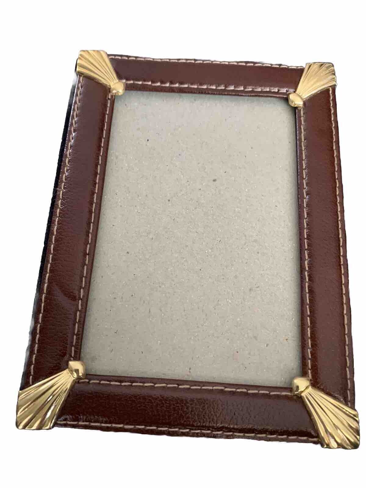 Elysees Small Leather Picture Frame 3.5”x 5”