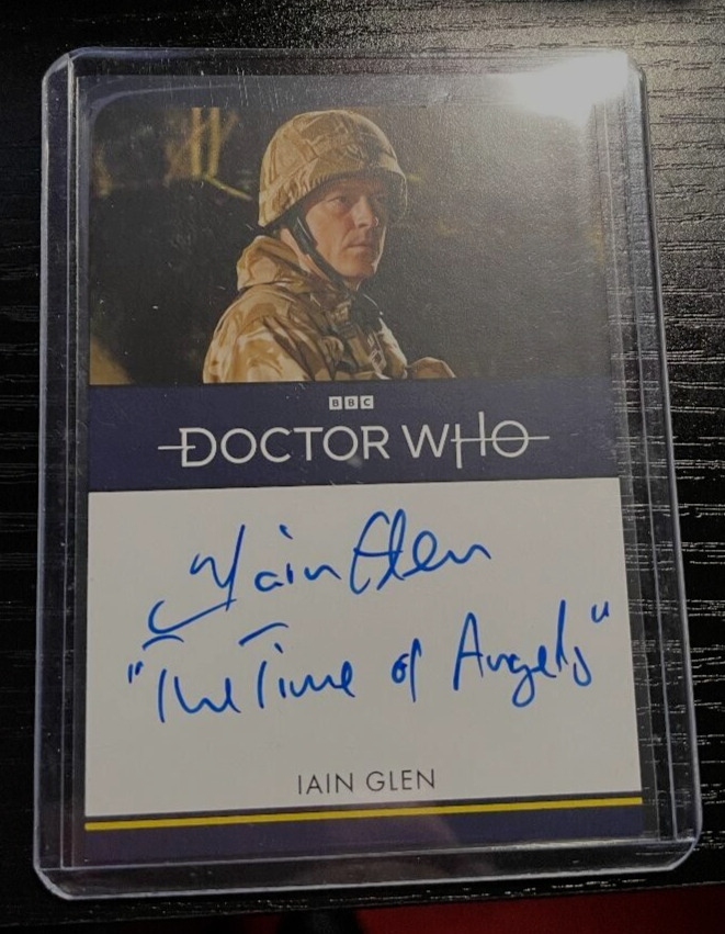 2024 Doctor Who Series 5 - 7 Iain Glen Inscription Autograph 