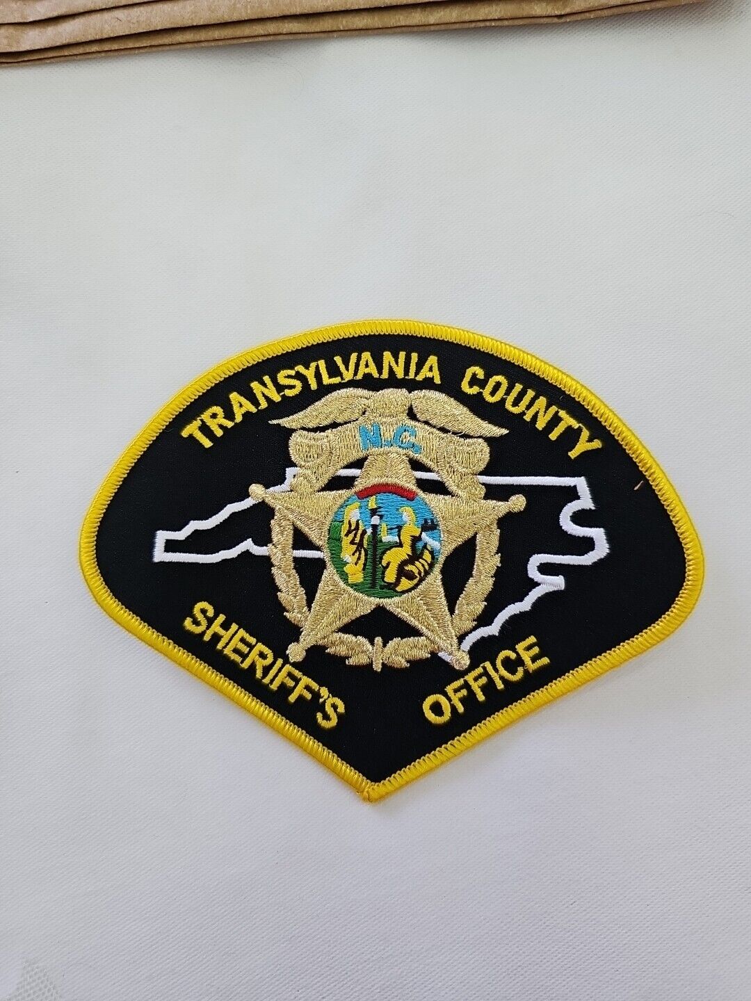 Transylvania County Sheriff\'s Dept.  North Carolina Uniform Shoulder Patch New