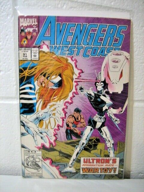 Avengers West coast vol 2 #91 FINE cond: 1991 Marvel comic