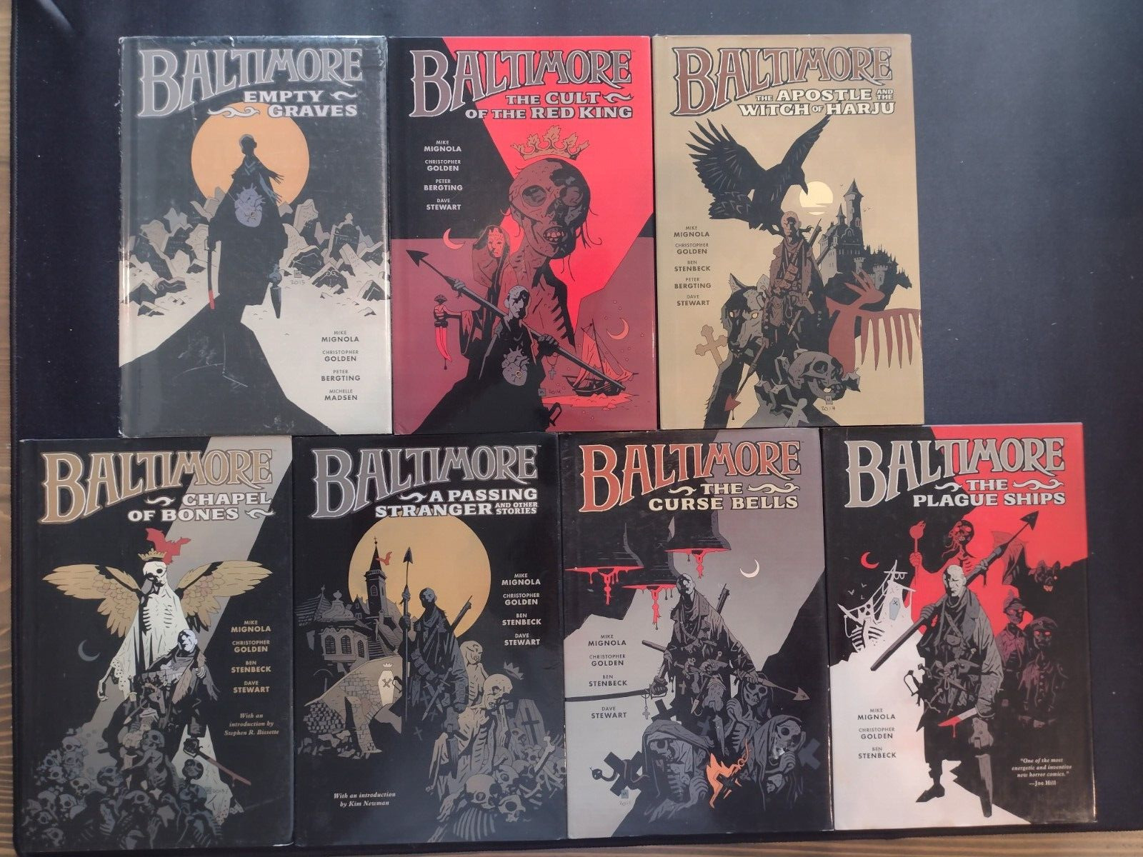 Baltimore Vol 1 2 3 4 5 6 7 Hardcover Graphic Novel Lot Dark Horse Mike Mignola