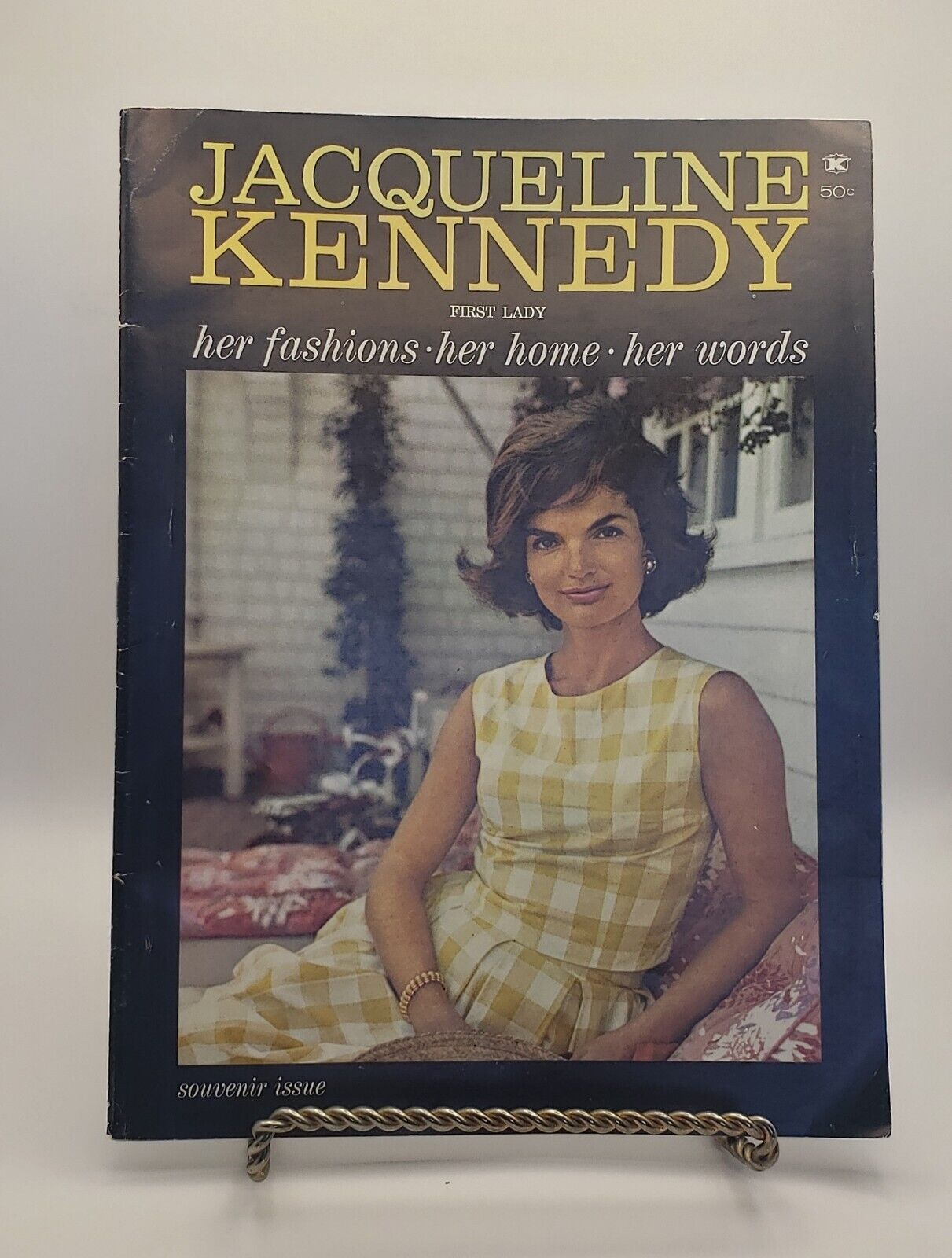 Jacqueline Kennedy First Lady Souvenir Magazine 1961 Wykagl Publications