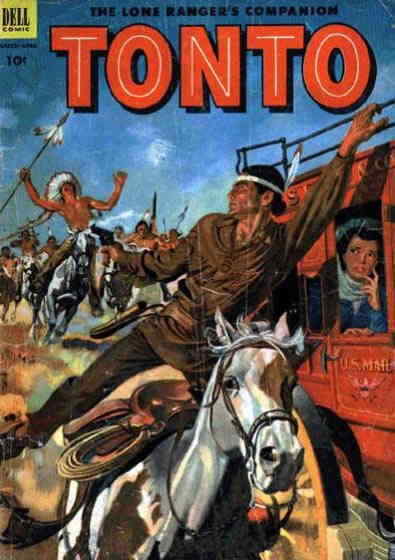 Lone Ranger\'s Companion Tonto, The #10 FN; Dell | March 1953 western - we combin