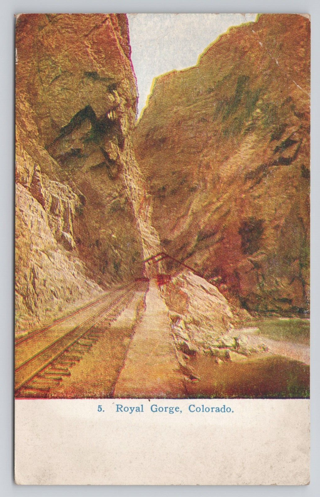 Royal Gorge Colorado c1910 Antique Postcard