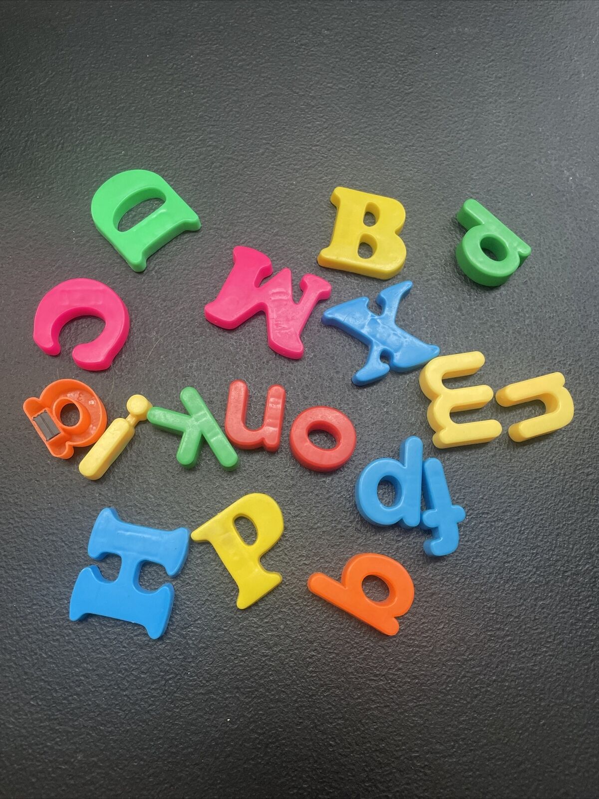 Magnetic Plastic Fridge Alphabet ABC\'s Numbers Letters Educational - Lot of 114