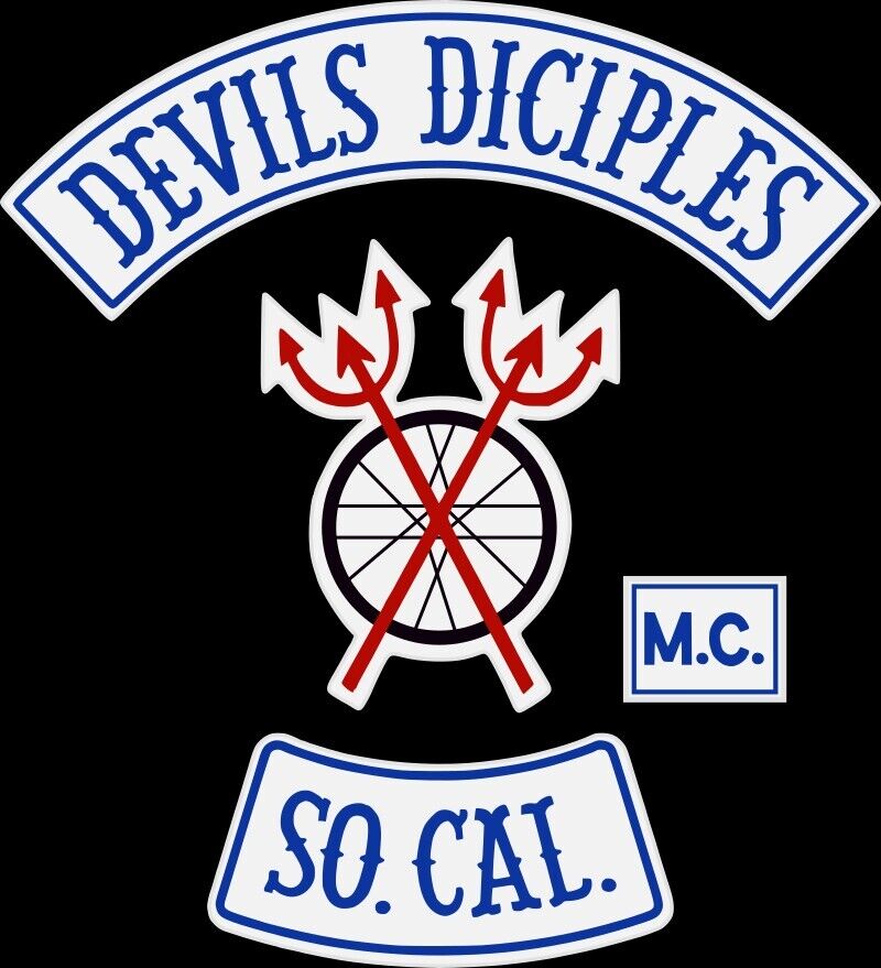 Devils Diciples Motorcycle Club Patches