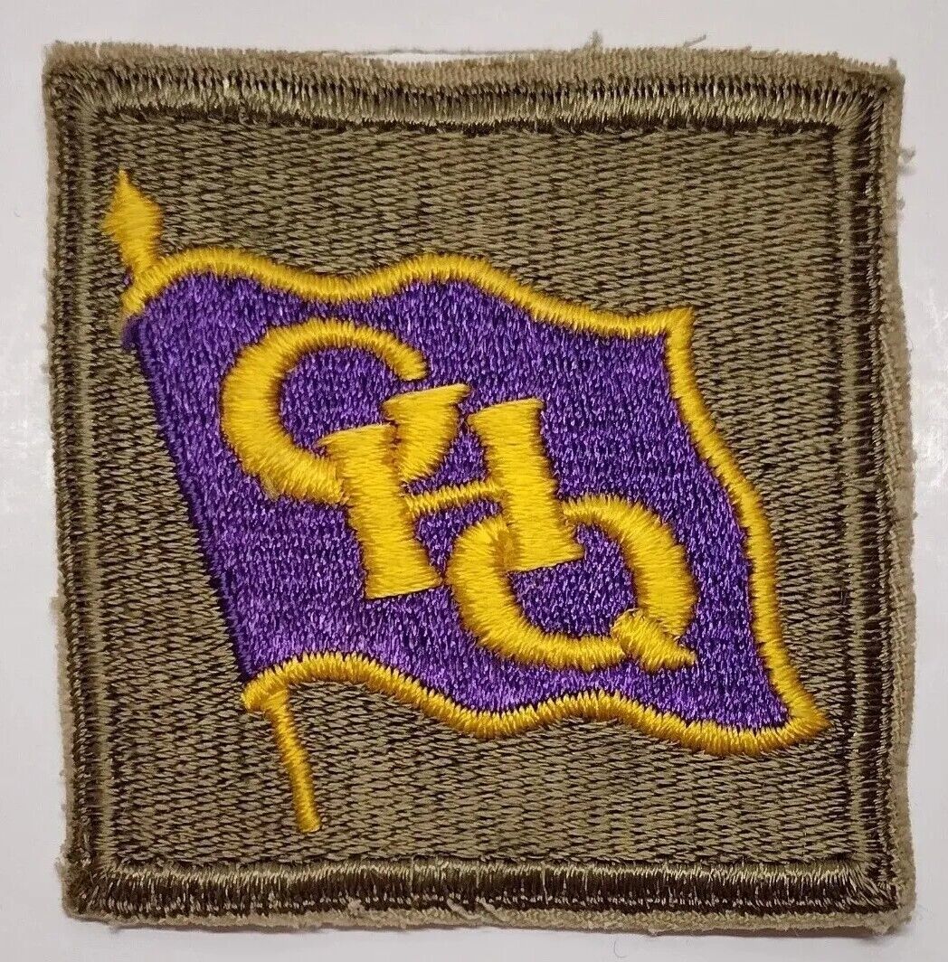 Vintage WWII US Army Southwest Pacific Command GHQ Patch, SSI Embroidered  