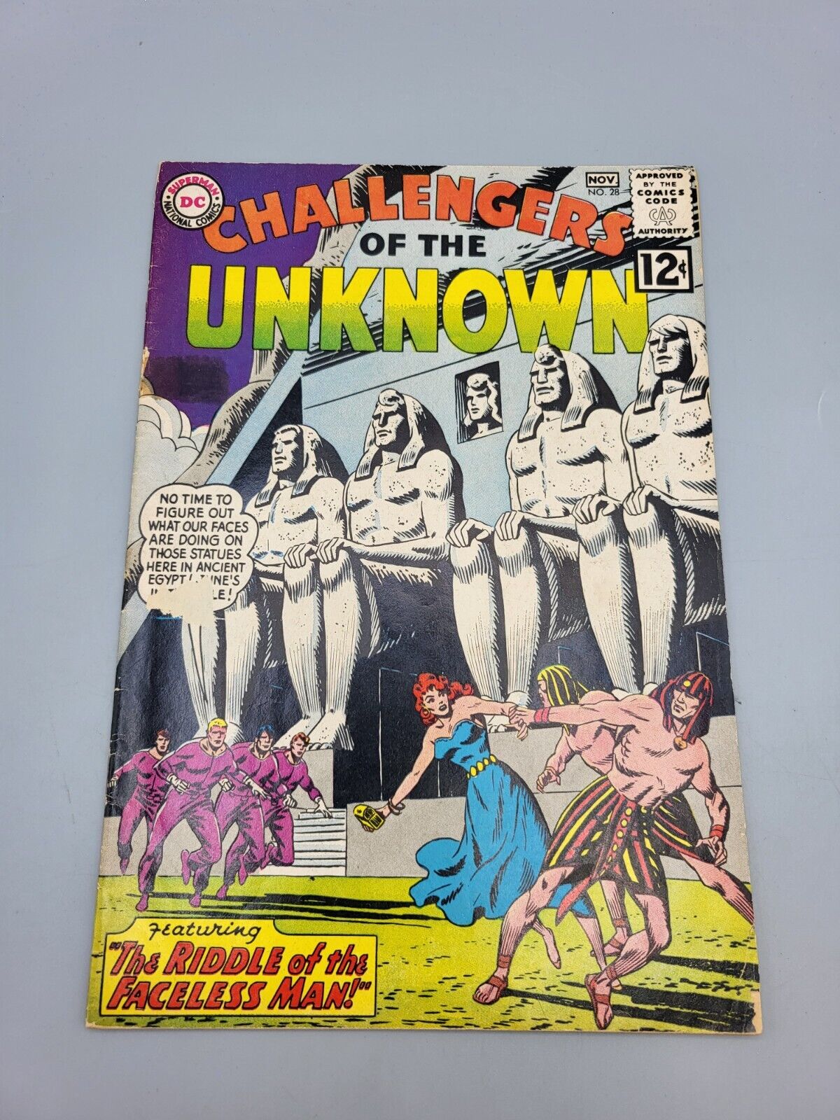 Challengers Of The Unknown Vol 1 #28 October 1962 By Arnold Drake DC Comic Book