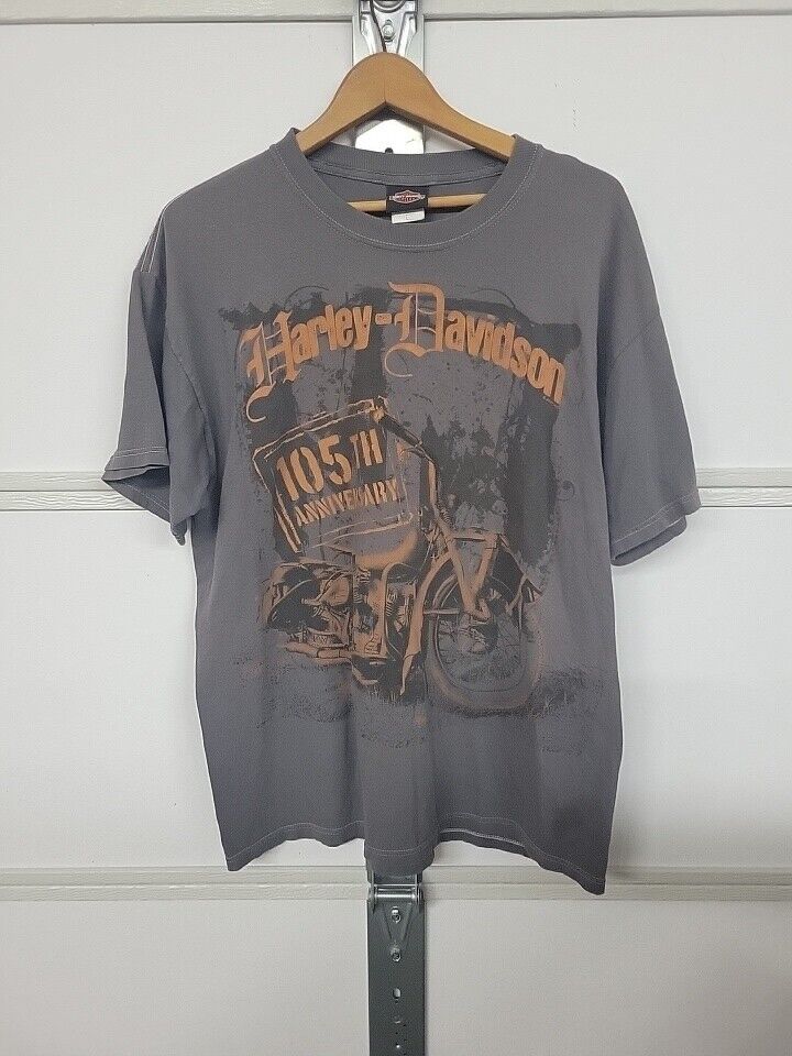 Vintage 105th Anniversary Harley-Davidson T Shirt Size L