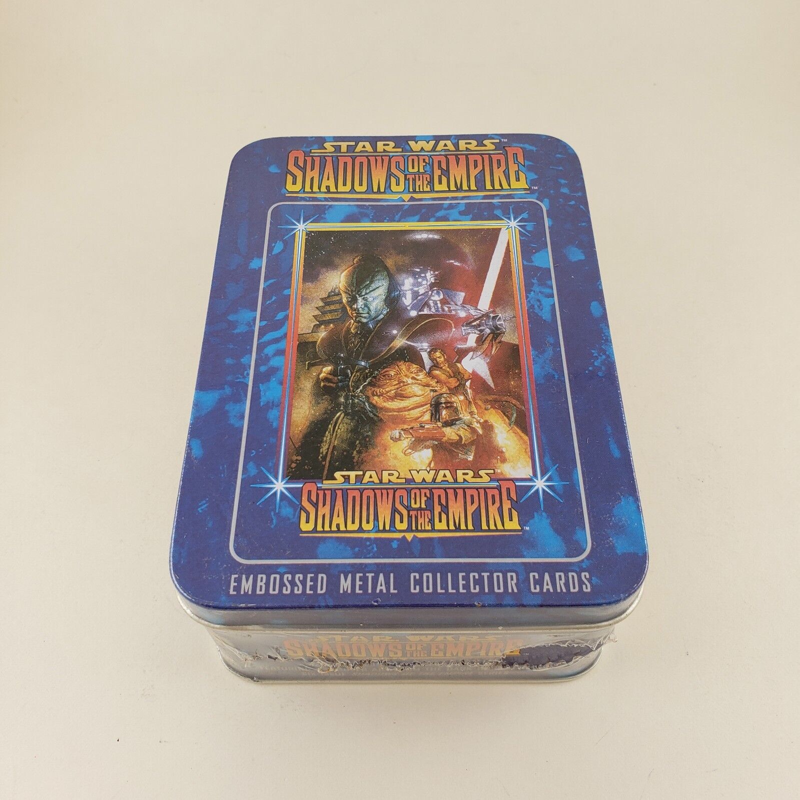 1997 Star Wars Shadows of the Empire Embossed Metal Collector Cards Tin Sealed