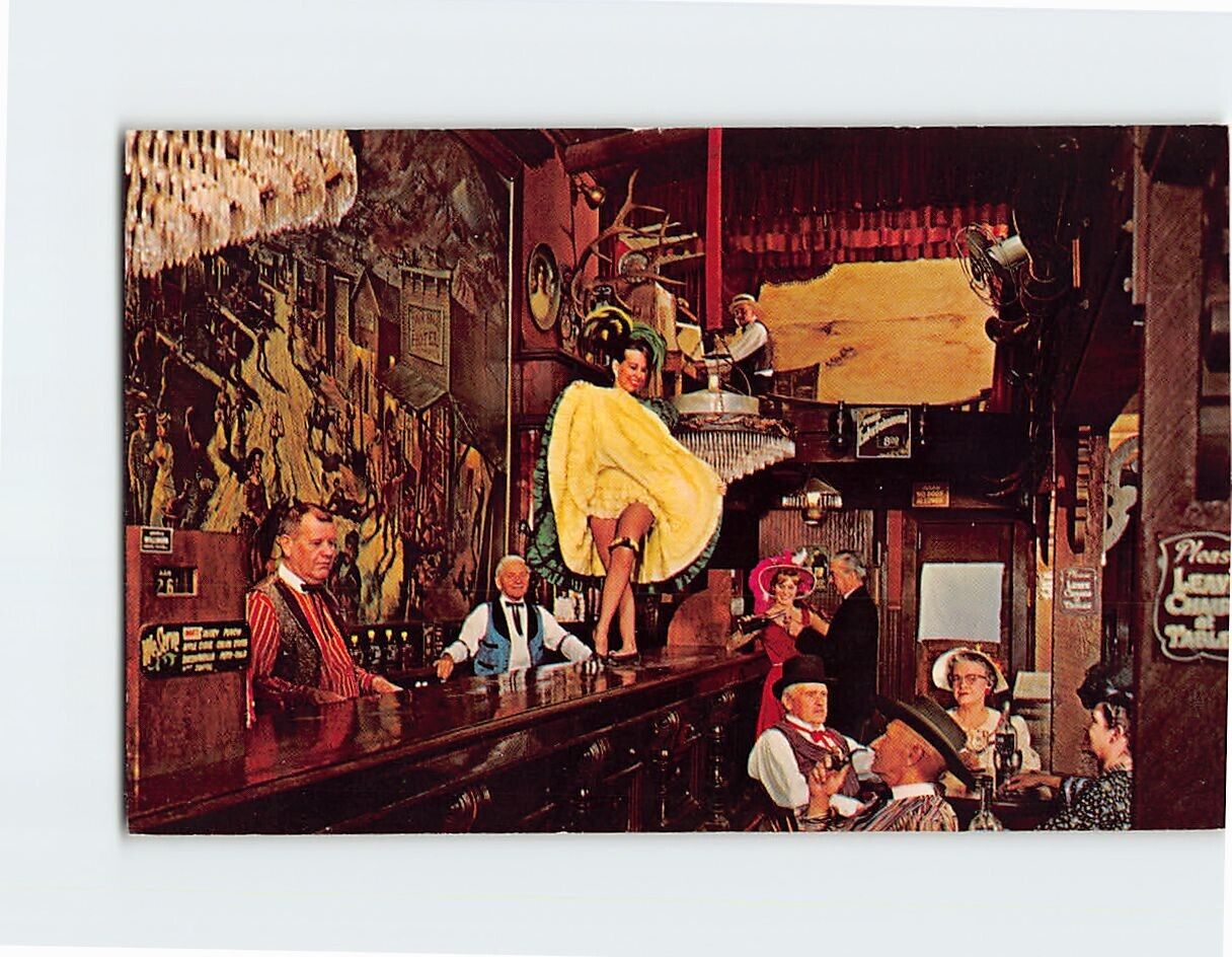 Postcard Calico Saloon Show Time Knott\'s Berry Farm and Ghost Town Buena Park CA