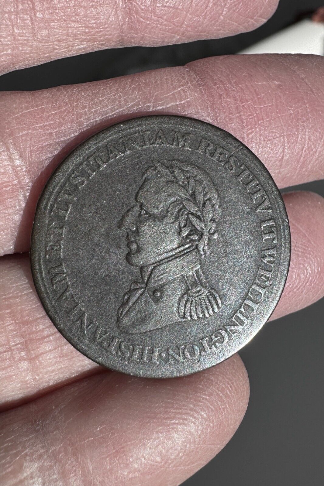 1812 Wellington Medal Token Britain Peninsular War Napoleon Waterloo Battle War