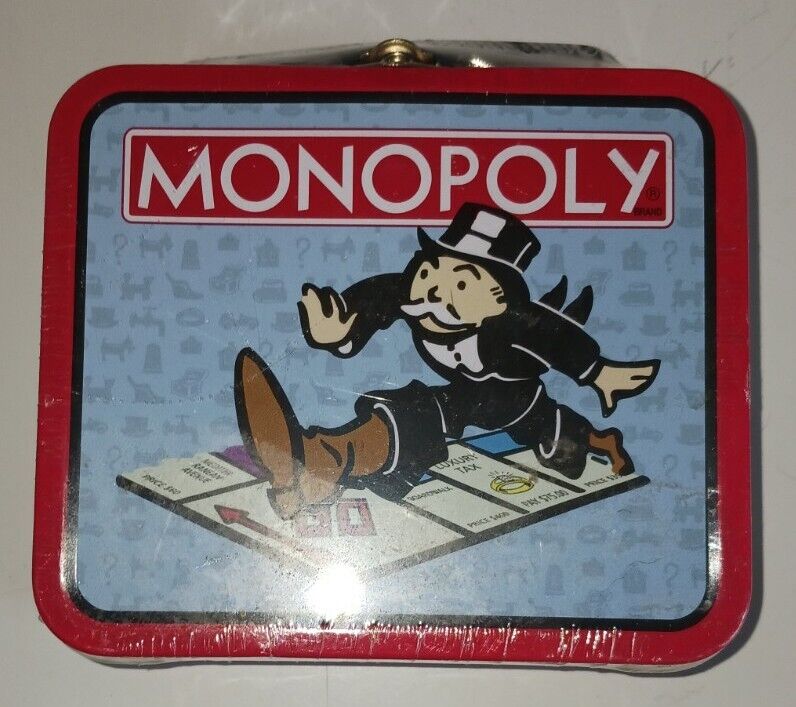 Monopoly Mini Lunchbox Candy Tin Factory Sealed Collectible Uncle Pennybags