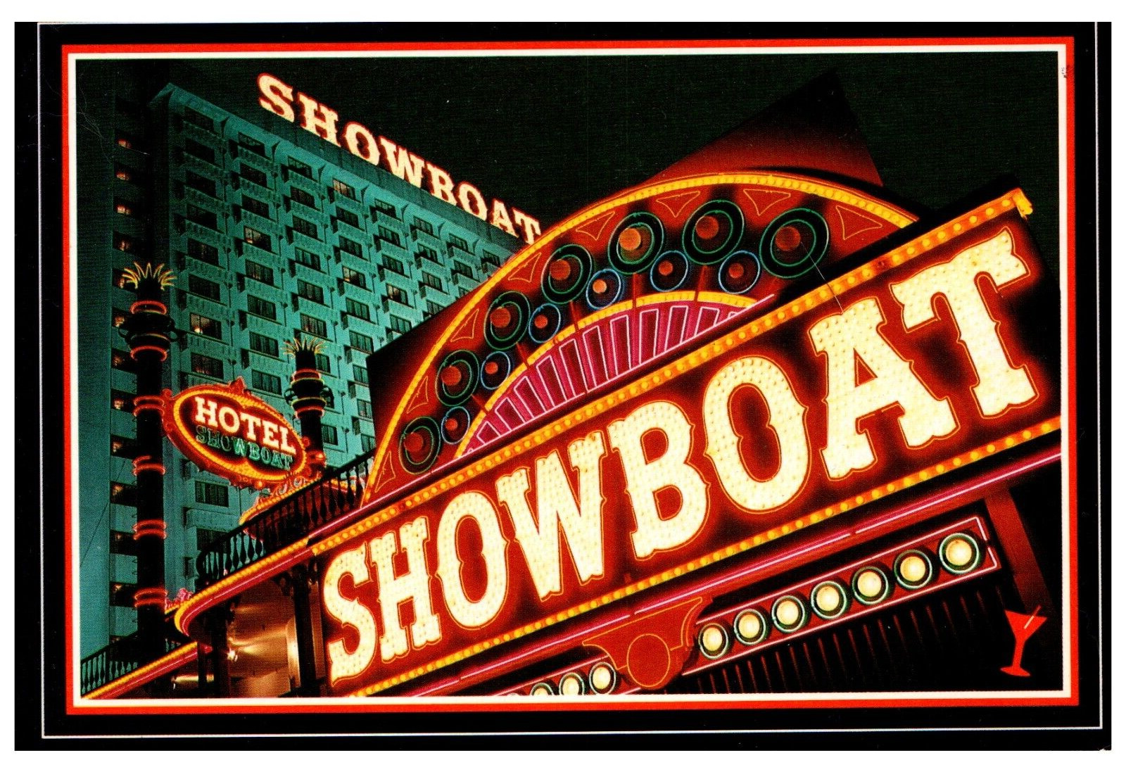 Showboat Hotel, Casino & Bowling Las Vegas, NV Nevada Hotel Advertising Postcard