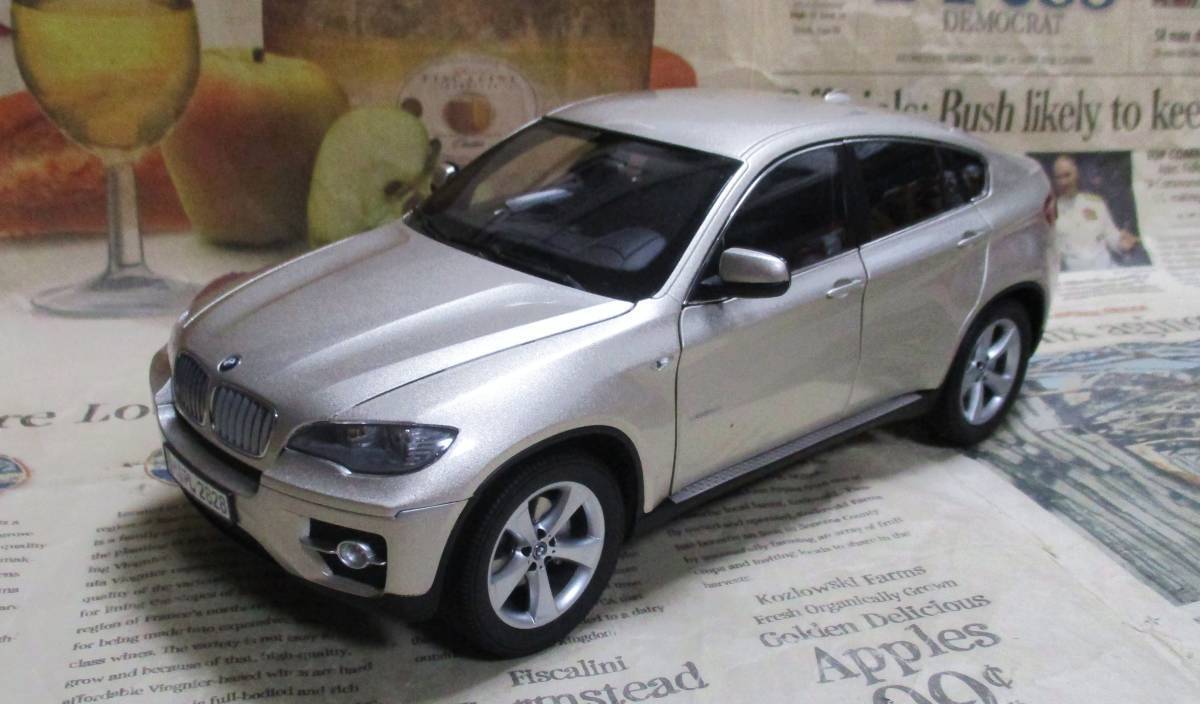 Out Of Print Dealer Limited Kyosho 1/18 Bmw X6 Xdrive 50I Silver Exoto