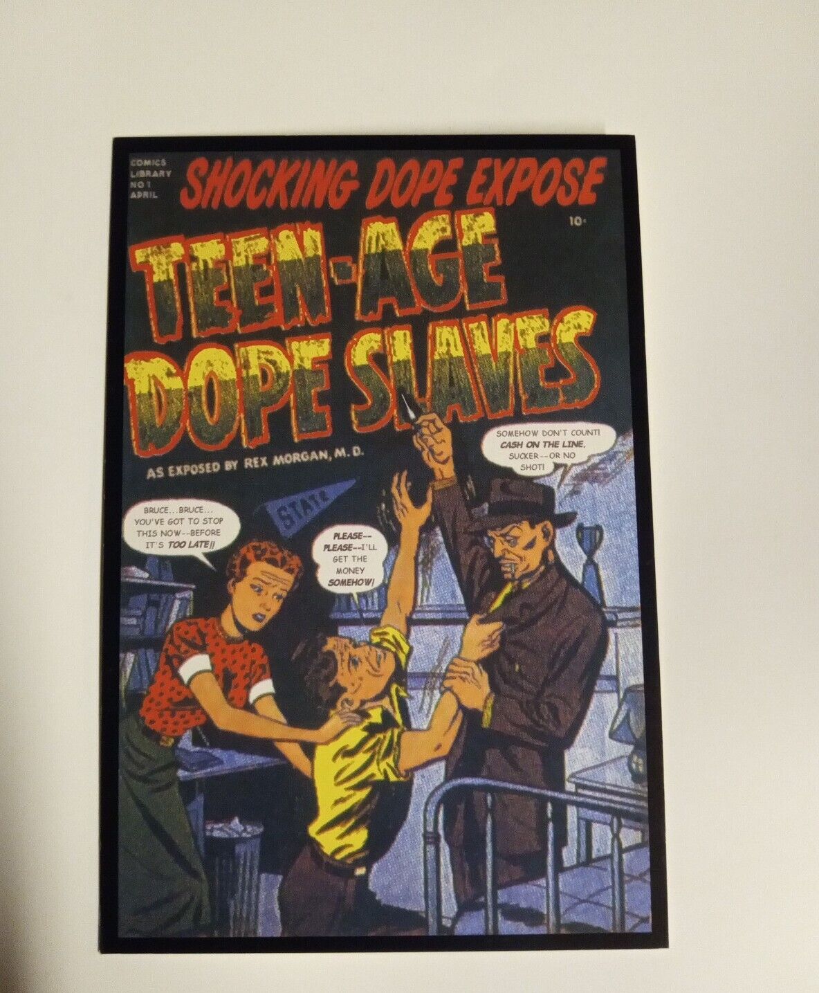 Harvey Comics Teenage Dope Slaves Postcard 