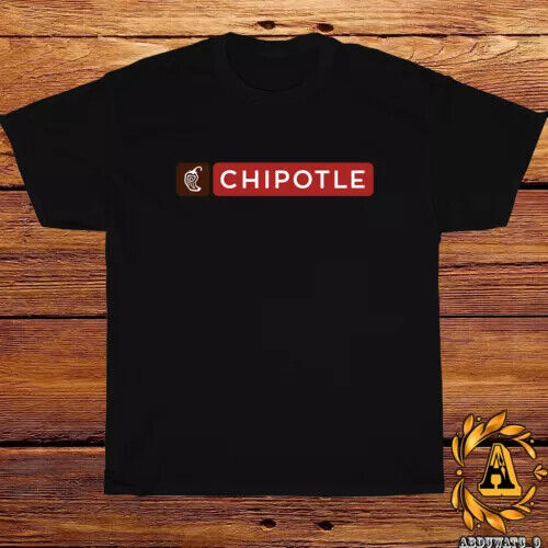 New Chipotle Restaurant Logo Black/Sport Grey/White/Navy/Red T-Shirt S-5XL