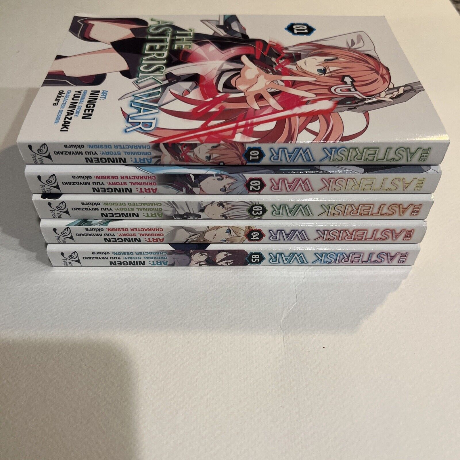 The Asterisk War Manga Full Set Volumes 1 - 5