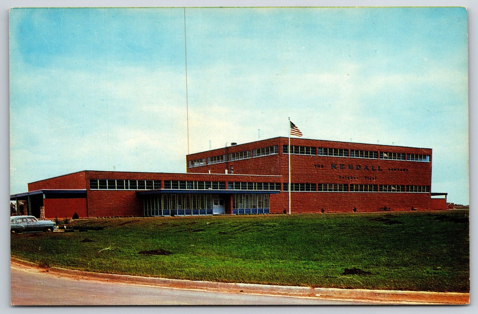 Franklin Kentucky~The Kendall Company Polymer Plant Main Bldg~Vintage Postcard