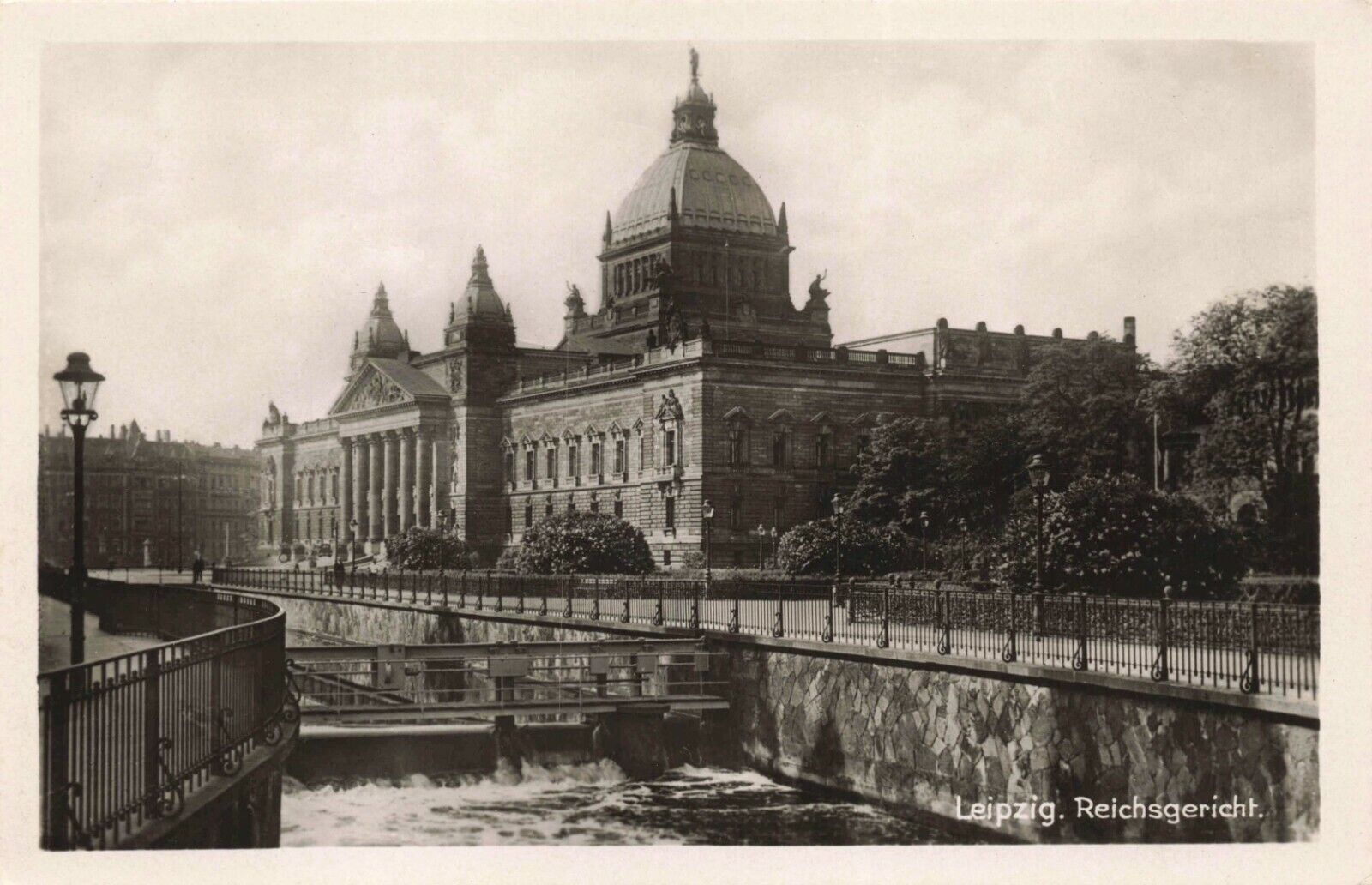 Postcard Ephemera Leipzig Reichsgericht Germany DEU Supreme Criminal Civil Court