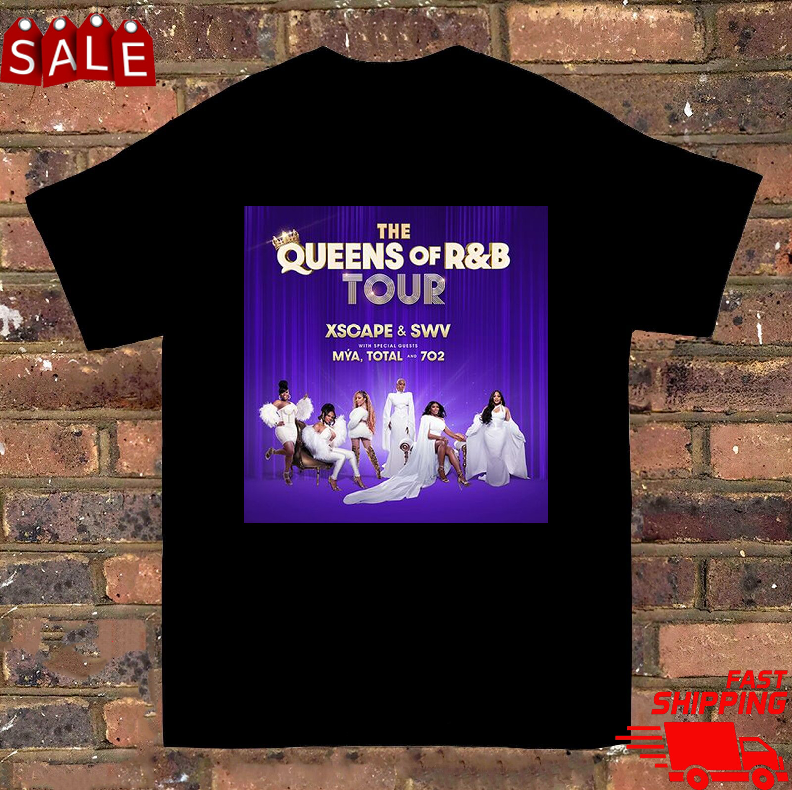 The Queens of R&B Xscape and SWV On Tour T Shirt Full Size S-5XL SO105
