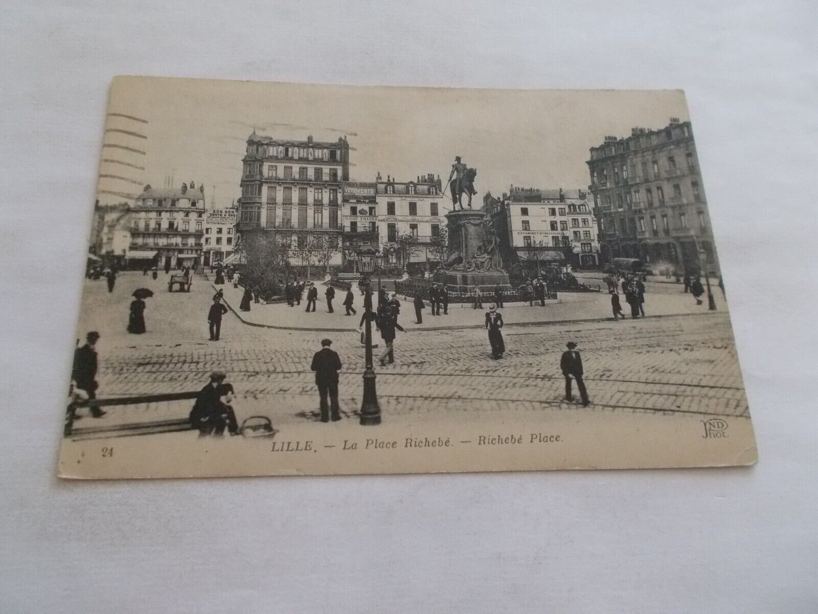 59 LILLE NORD LA PLACE RICHEBE TRES ANIMEES COUPLING 1924