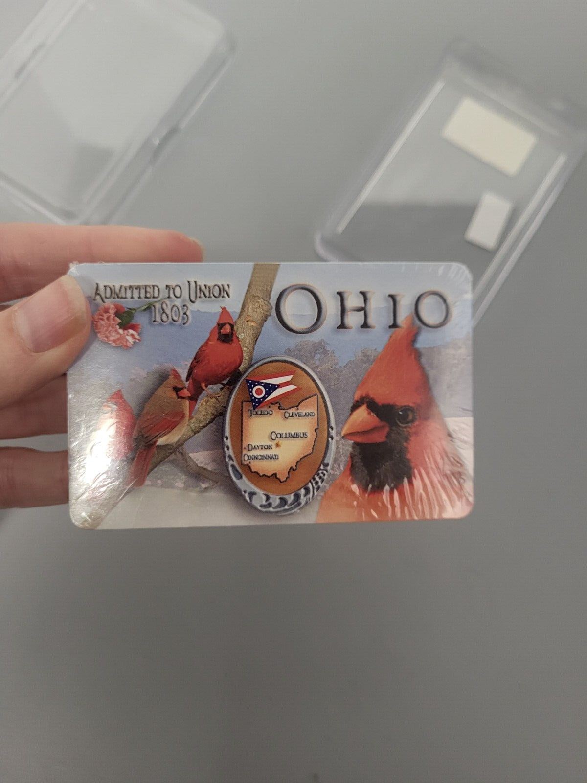 Ohio Cardinal Theme Novelty Sealed Playing Cards