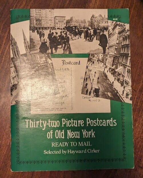 32 Picture postcards 1976 Old New York by Dover Publications editor H. Cirker