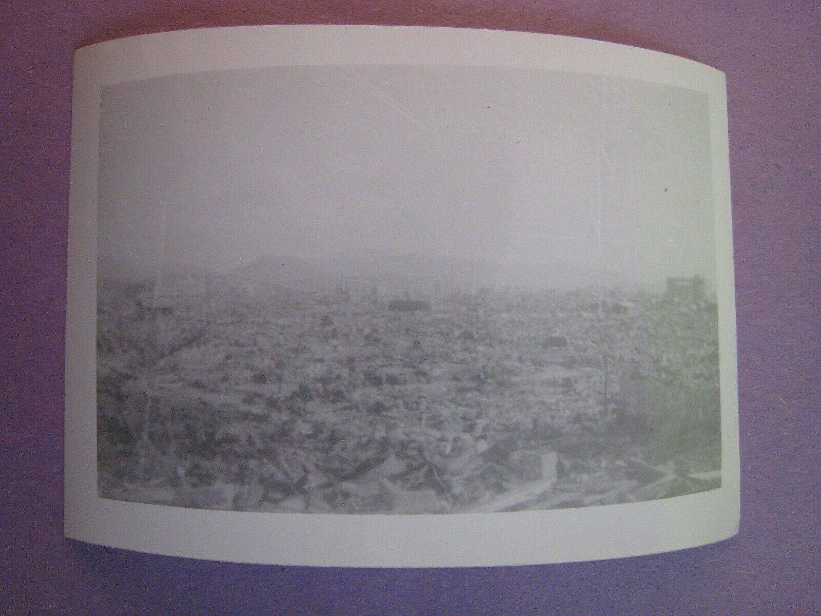 Rare Orig. photo \' HIROSHIMA \' 1945 Unpublished, Velox paper, Atomic Bomb, # 13