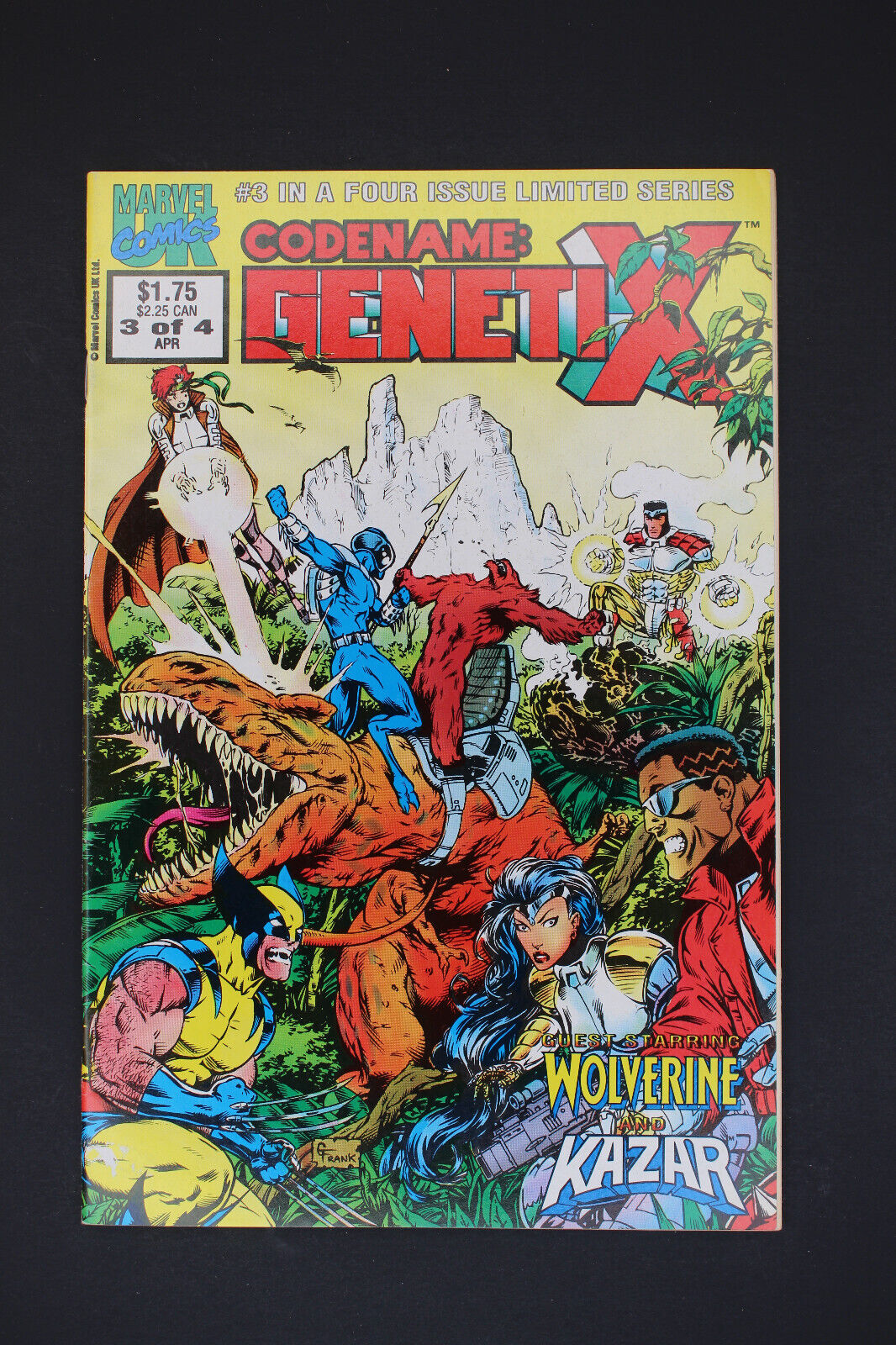 CODENAME GENETIX #3 MARVEL COMICS 1993 BAGGED AND BOARDED