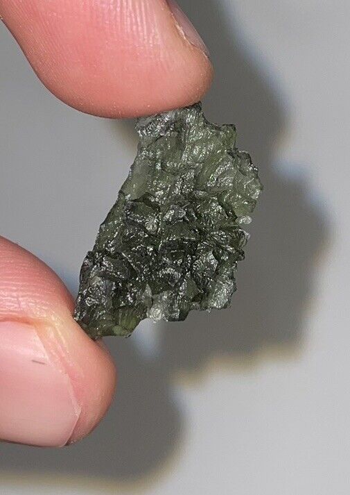 Moldavite Grade A Well Textured 15.45 ct Certificate of Authenticity Included