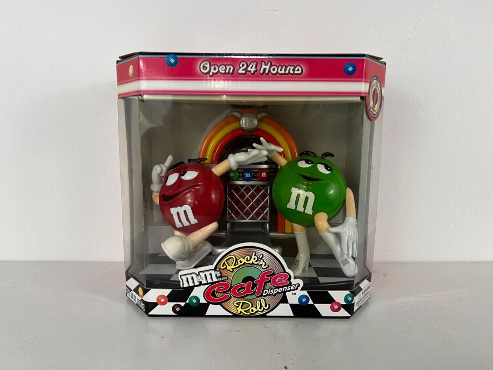 M&M\'s Rock\'n Roll Cafe Candy Dispenser Limited Edition New in Box