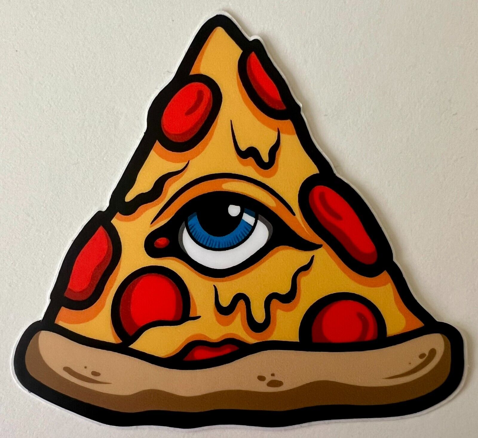 Room Temp Pizza Eye Sticker