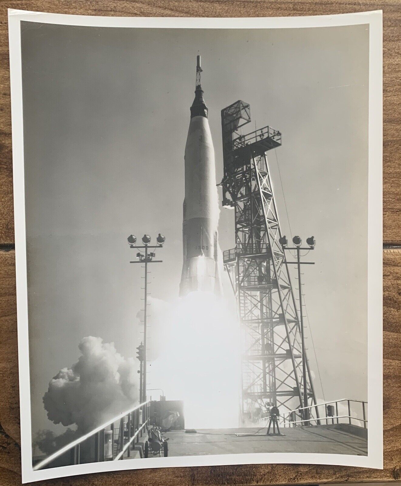 Vintage NASA Photograph - MA-9 Launch 1963 - The Last & Longest Mercury Mission