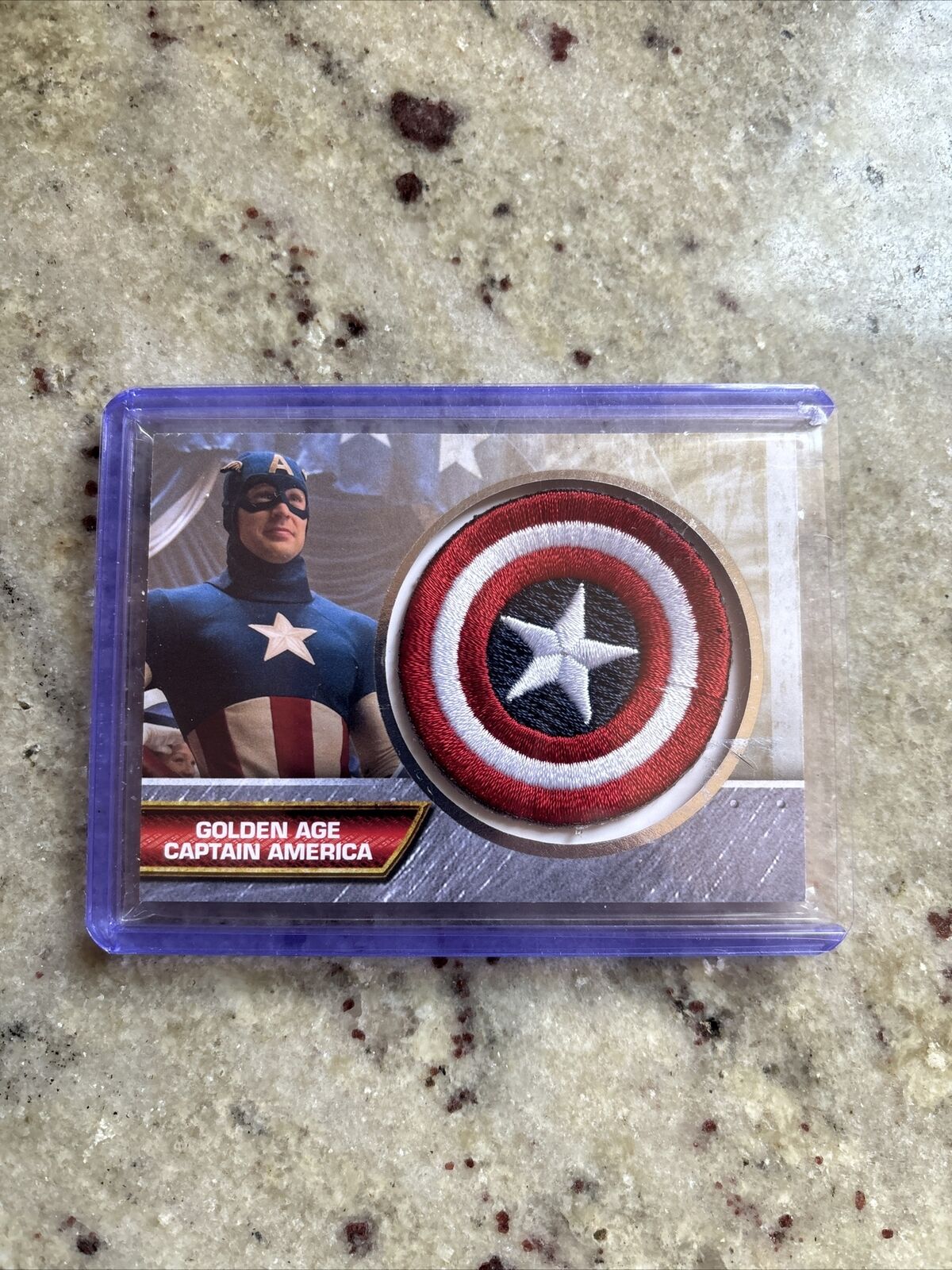 2011 Upper Deck Captain America: GA Captain America Insignia Patch Card I-6