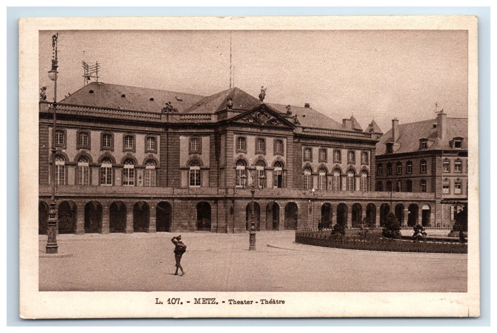 Postcard Metz France Theater Theatre
