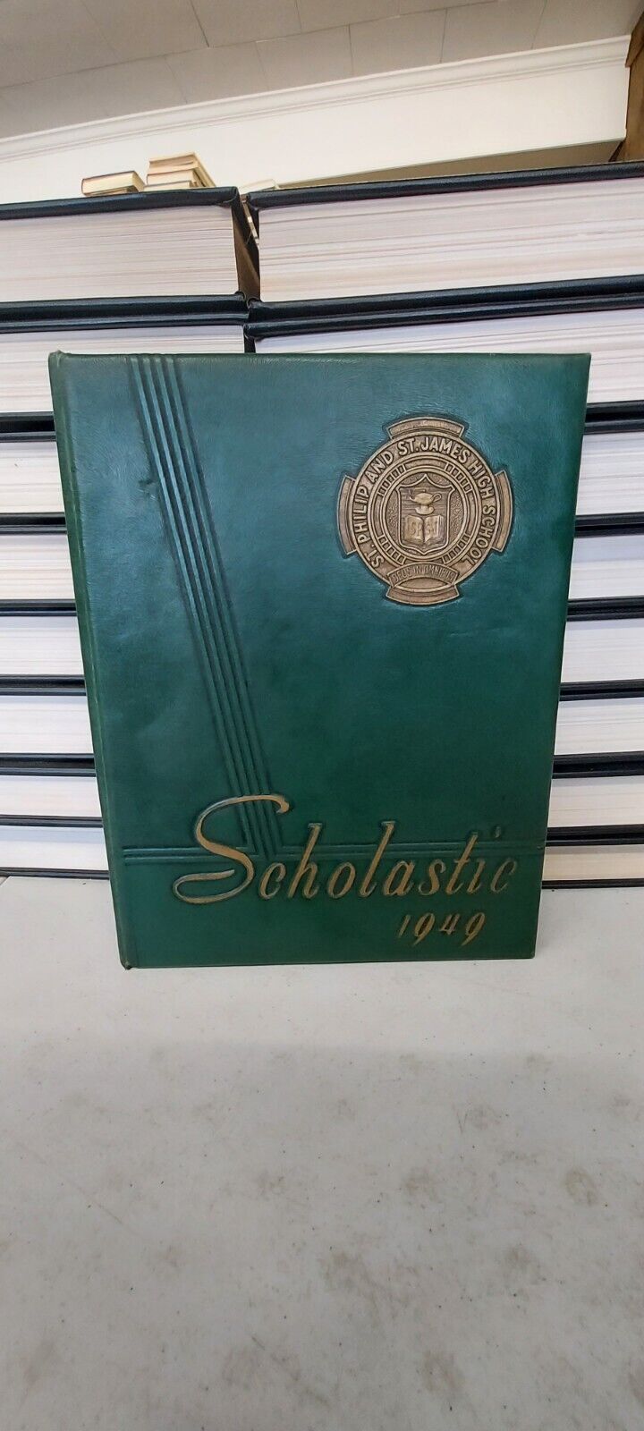 The Scholastic Yearbook 1949 St. Philip And James High School Phillibsburg NJ