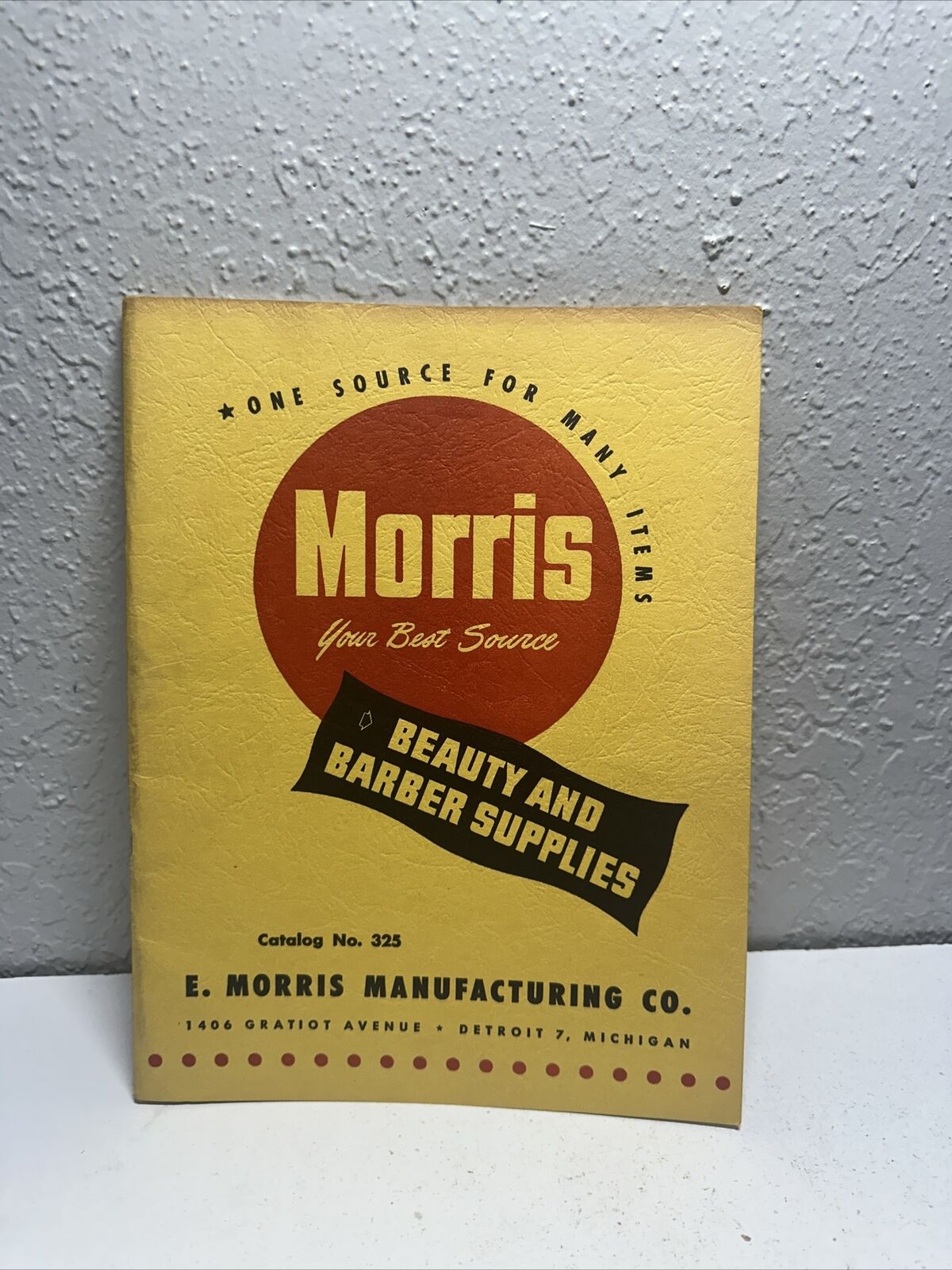 Vintage Morris Barber Beauty Supply Store Mail Catalog No 325