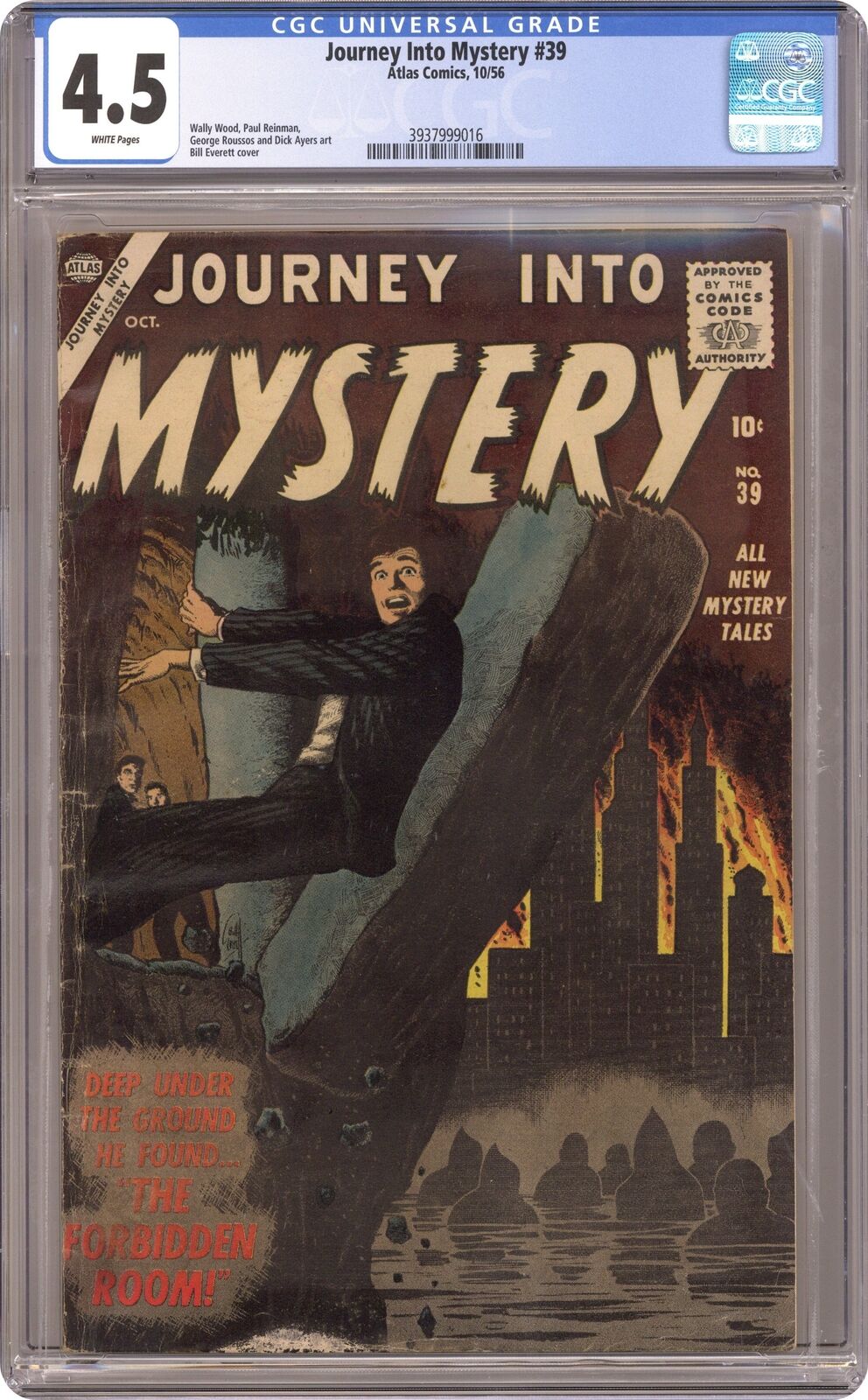 Journey into Mystery #39 CGC 4.5 1956 3937999016