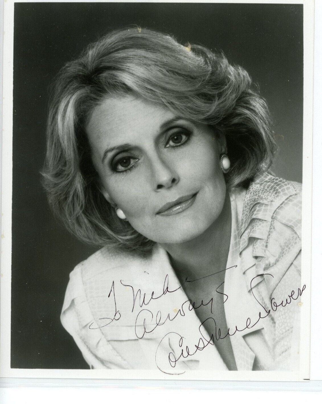 Autographed 8x10 Phot Actress Constance Towers Helena Cassadine General Hospital