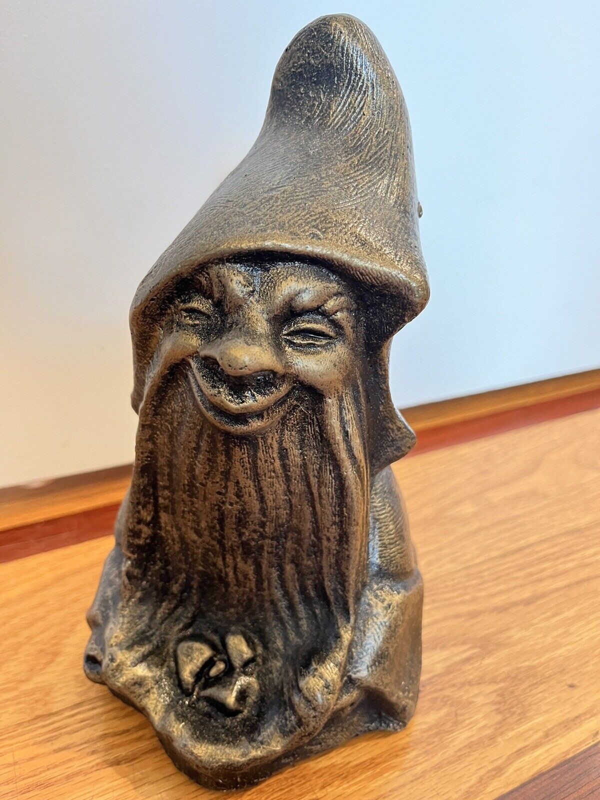 VTG Henri Studio 1994 Cast Stone Gnome Leprechaun  #2780 Statuary Door Stopper