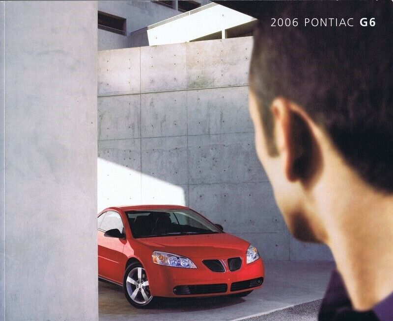 ORIGINAL Vintage 2006 Pontiac G6 Sales Brochure Book
