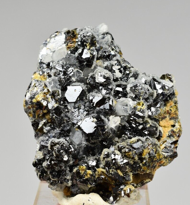 Sphalerite with Quartz and Calcite - Herja Mine, Romania