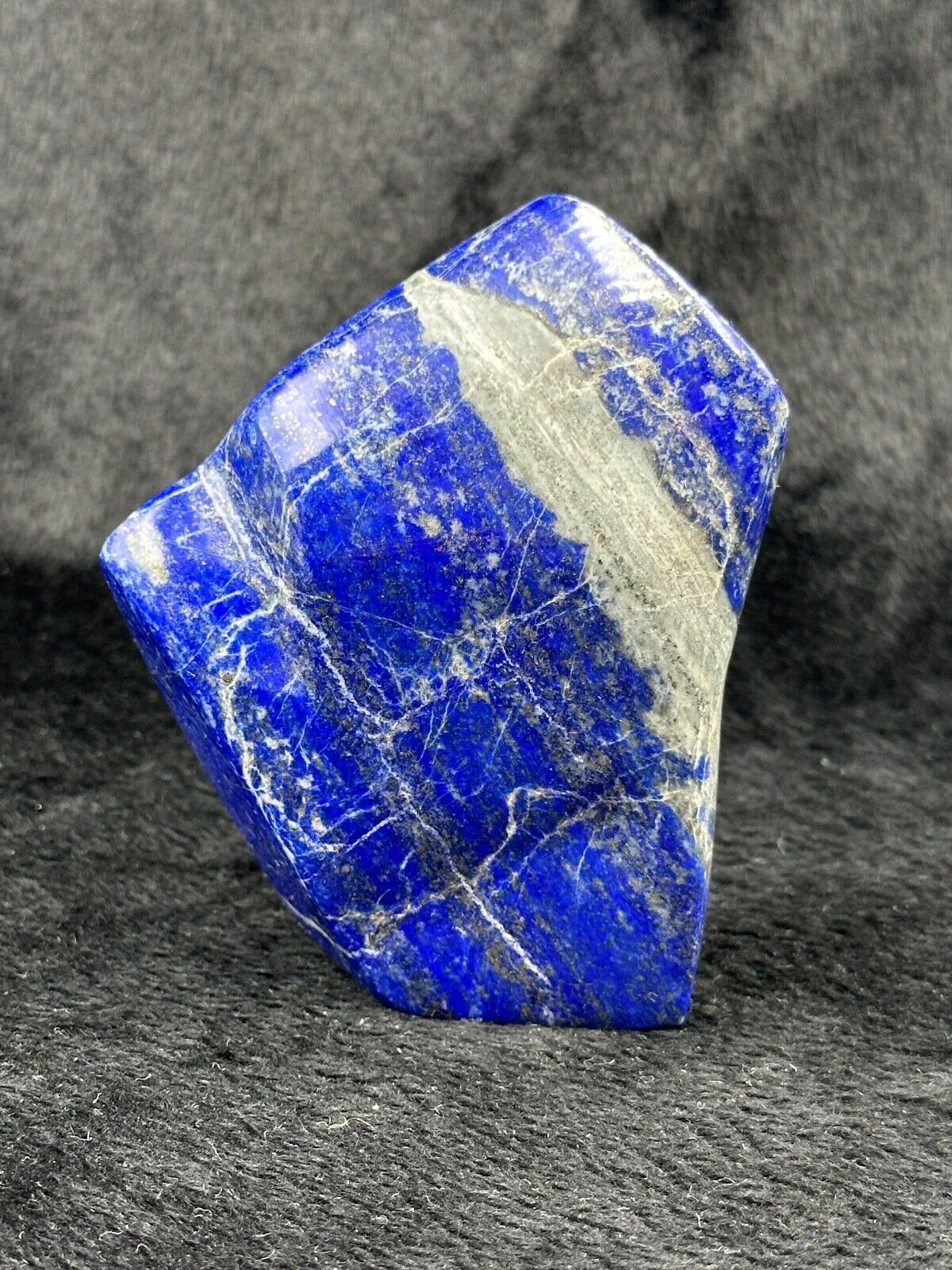 323 Grams Handmade Natural Polished Lapis Lazuli Stone For Healing & Decoration